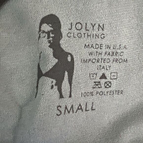 Jolyn Bikini Swim Top Luke Small  Black (Blueberry Watermelon Trim) New with tag - Picture 5 of 6